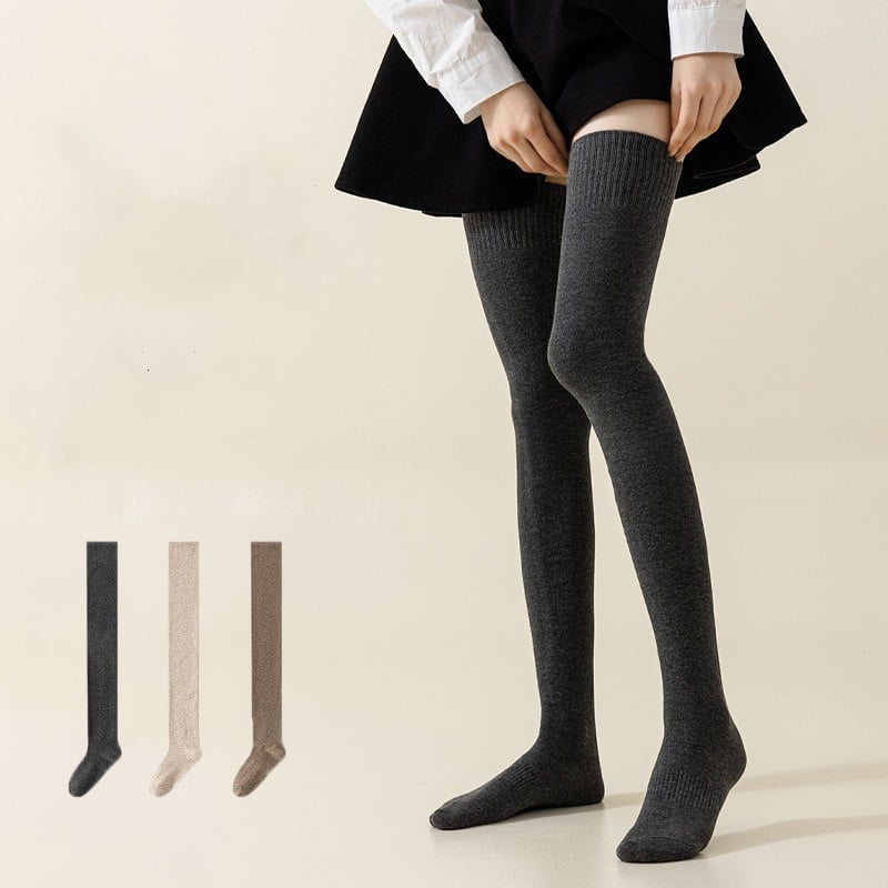 Women's Warm Elastic Thigh High Socks