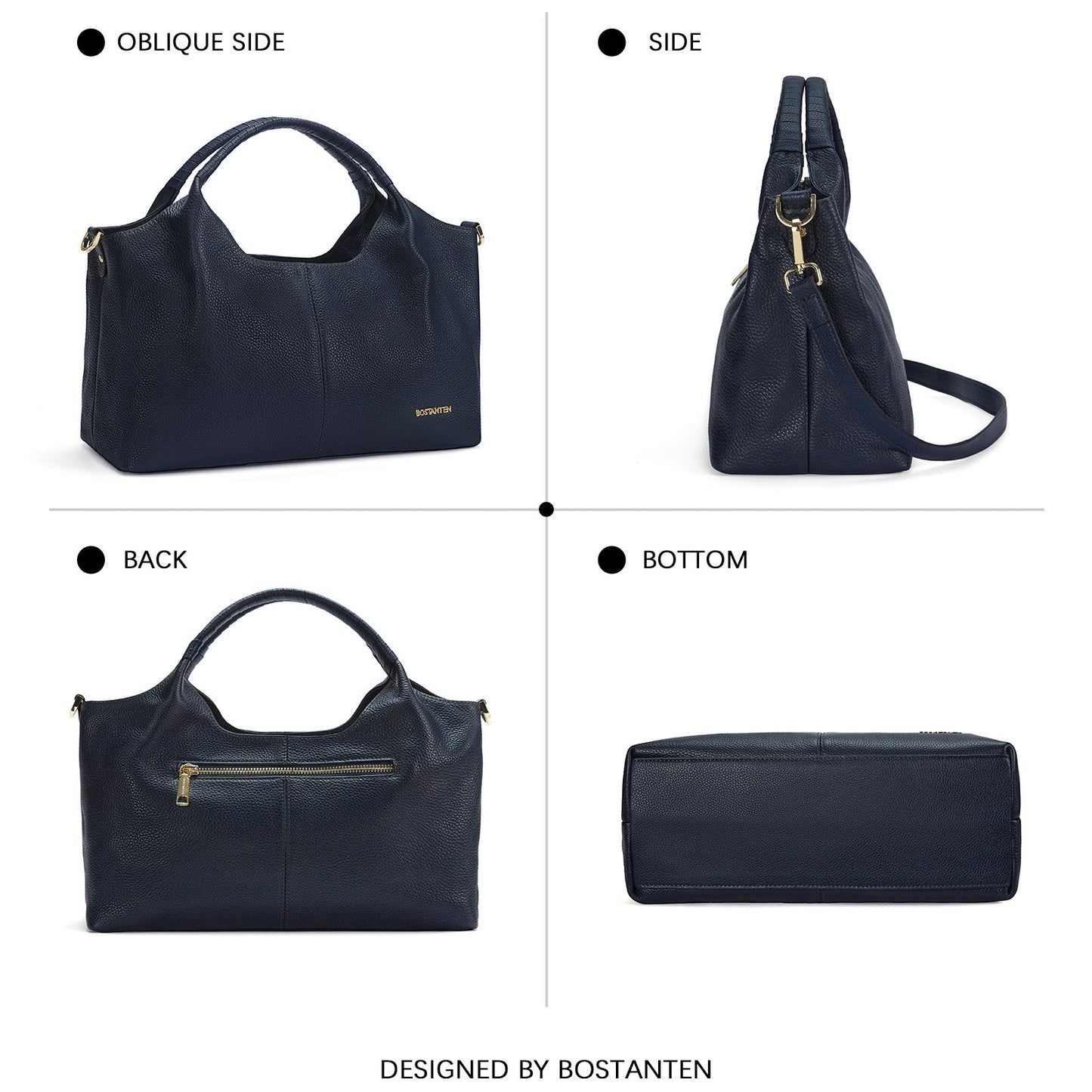 Nevin Genuine Leather Satchel Tote