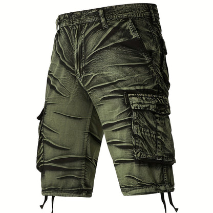 Nexenri Camo Pattern Cotton Cargo Shorts