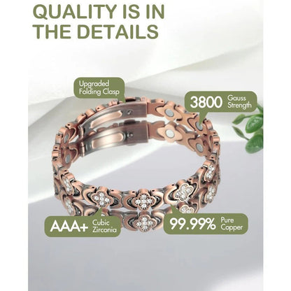 ✨Last Day 49% OFF✨AureParis Magnetic Bracelet - Natural Relief, Timeless Elegance