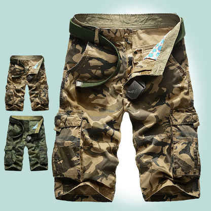 Nexenri Camo Multi-pocket Men Shorts