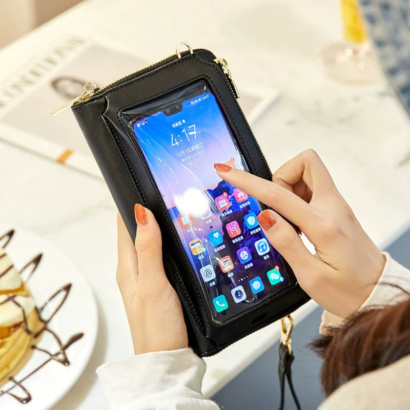 Cell Phone Purse Crossbody Bags for Women with Touchscreen