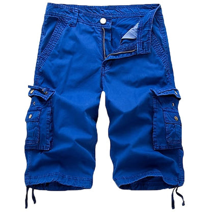 Nexenri Mens Cargo Shorts Multi Pockets Twill Cargo Shorts