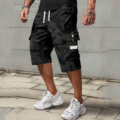 LAST DAY SALE 50% OFF Men's Casual Drawstring Capri Cargo Pants