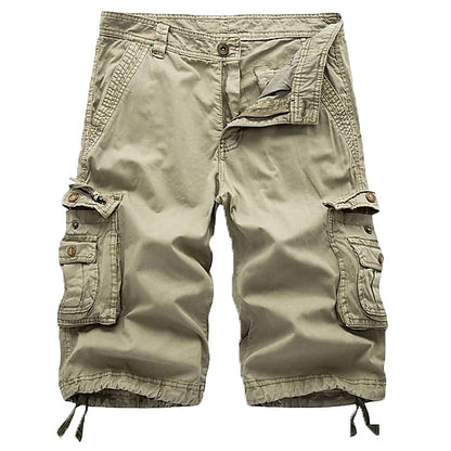 Nexenri Mens Cargo Shorts Multi Pockets Twill Cargo Shorts