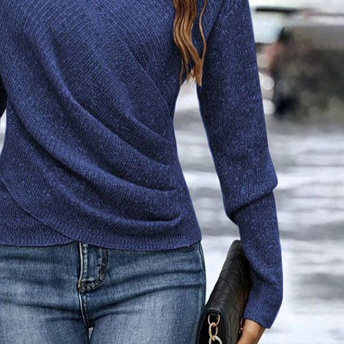 Aure Paris Plain V-Neck Sweater