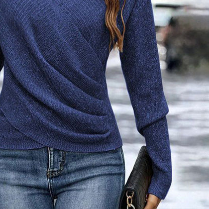 Aure Paris Plain V-Neck Sweater