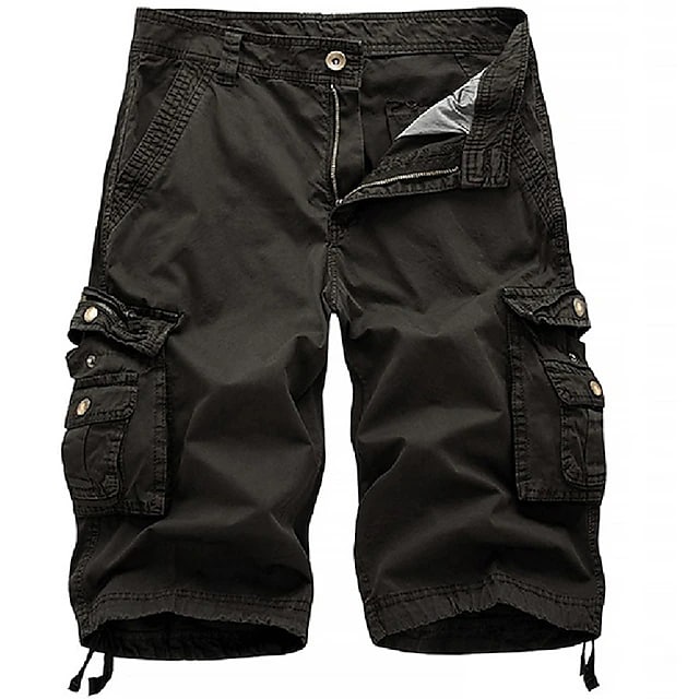 Nexenri Mens Cargo Shorts Multi Pockets Twill Cargo Shorts