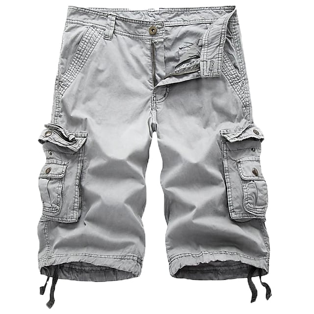 Nexenri Mens Cargo Shorts Multi Pockets Twill Cargo Shorts