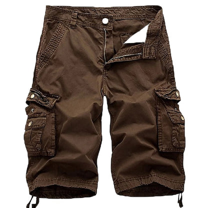 Nexenri Mens Cargo Shorts Multi Pockets Twill Cargo Shorts