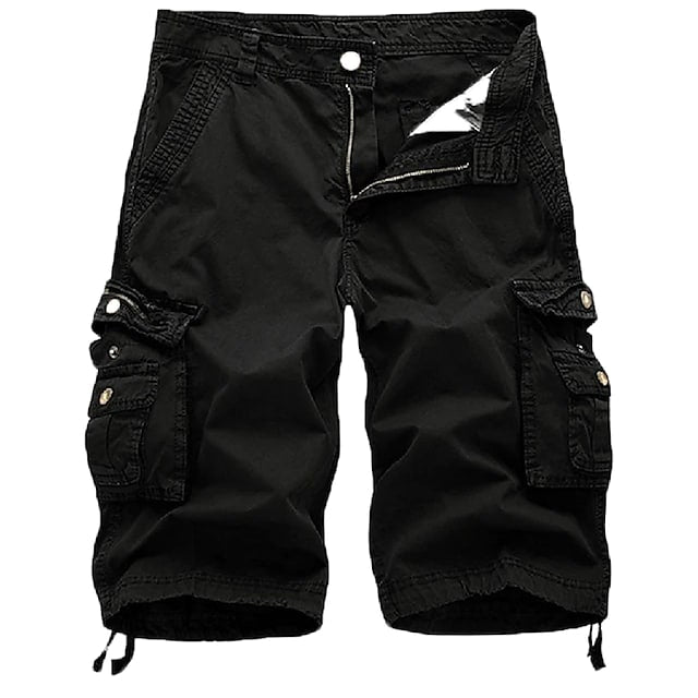 Nexenri Mens Cargo Shorts Multi Pockets Twill Cargo Shorts