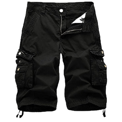Nexenri Mens Cargo Shorts Multi Pockets Twill Cargo Shorts