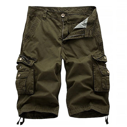 Nexenri Mens Cargo Shorts Multi Pockets Twill Cargo Shorts