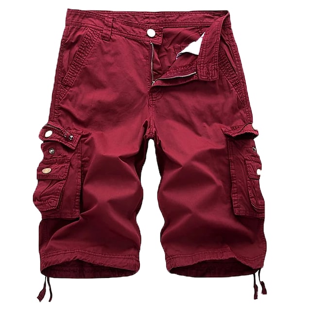 Nexenri Mens Cargo Shorts Multi Pockets Twill Cargo Shorts