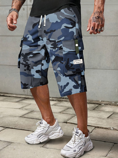 LAST DAY SALE 50% OFF Men's Casual Drawstring Capri Cargo Pants
