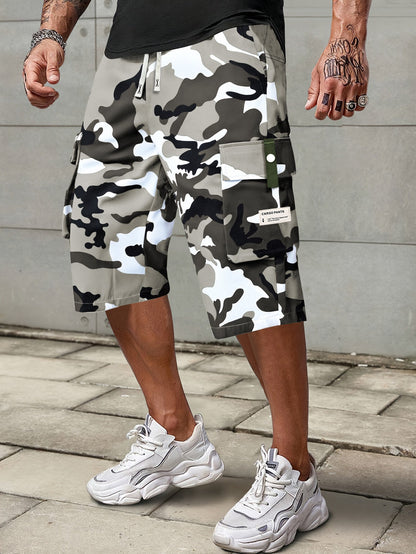 LAST DAY SALE 50% OFF Men's Casual Drawstring Capri Cargo Pants