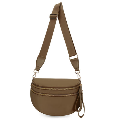 ✨Last Day 49% OFF✨Checkered Leather Bum & Crossbody Bag – RFID Protected-Buy 2 Get Free Shipping Today