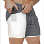 Men's Double Layer Sports  Beach Shorts
