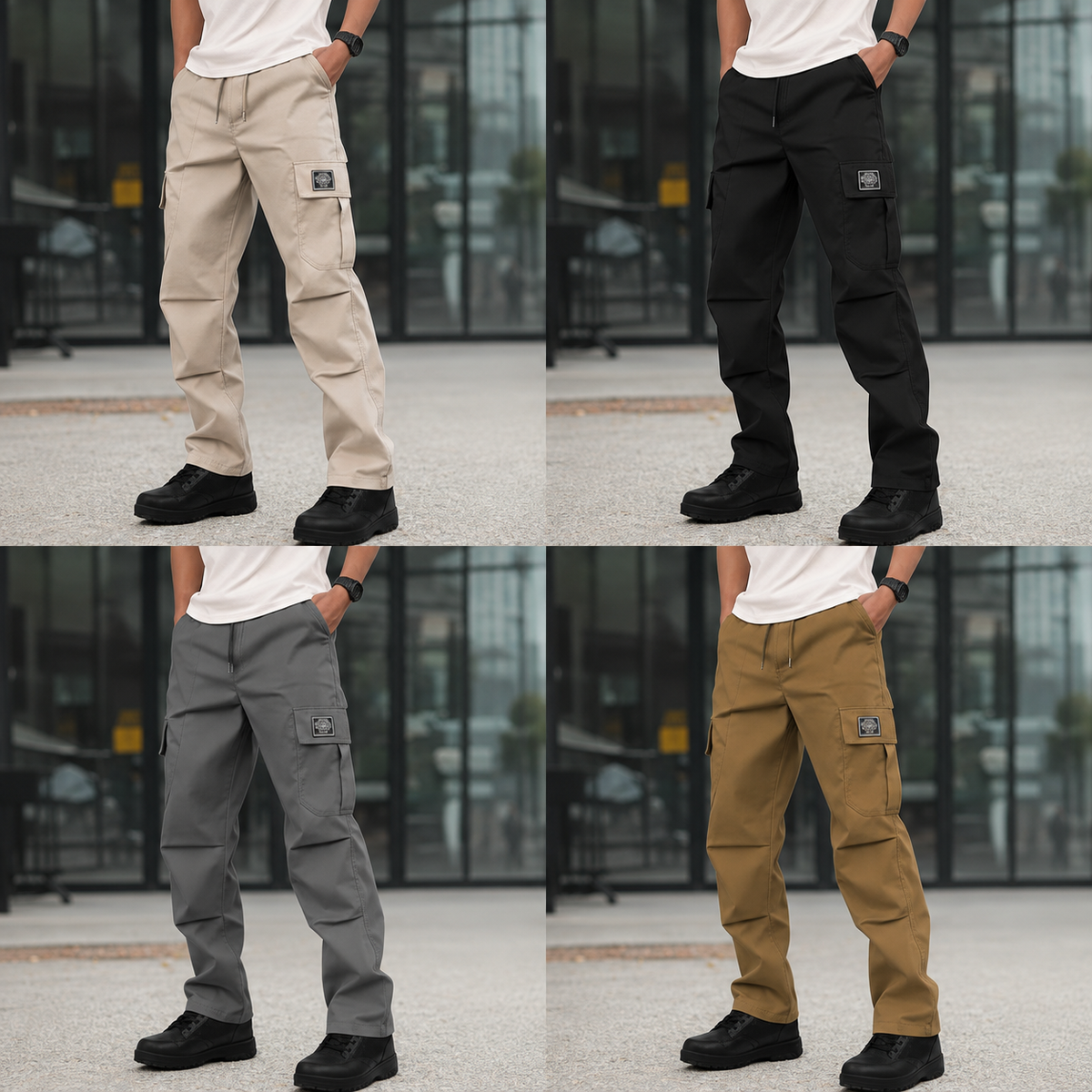Men's  Multi-Pocket Utility Cargo Pants-Buy 2 Get Free Shipping!