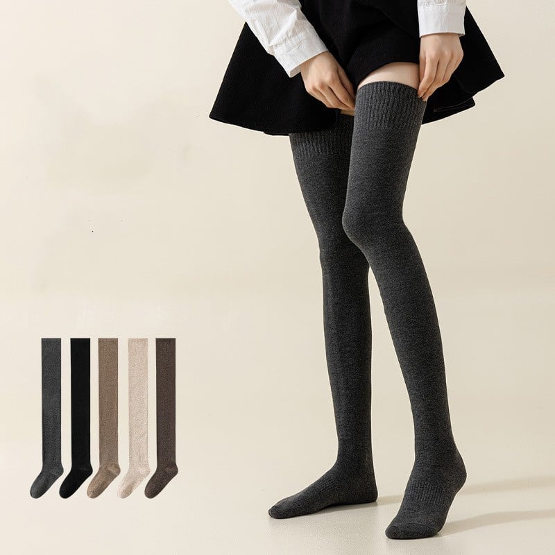 Women's Warm Elastic Thigh High Socks