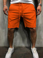 Nexenri Loose Plain Elastic Waist Shorts