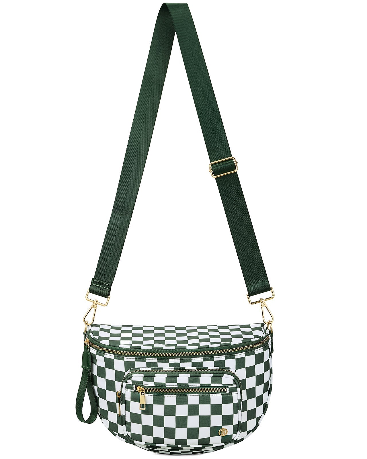 ✨Last Day 49% OFF✨Checkered Leather Bum & Crossbody Bag – RFID Protected-Buy 2 Get Free Shipping Today