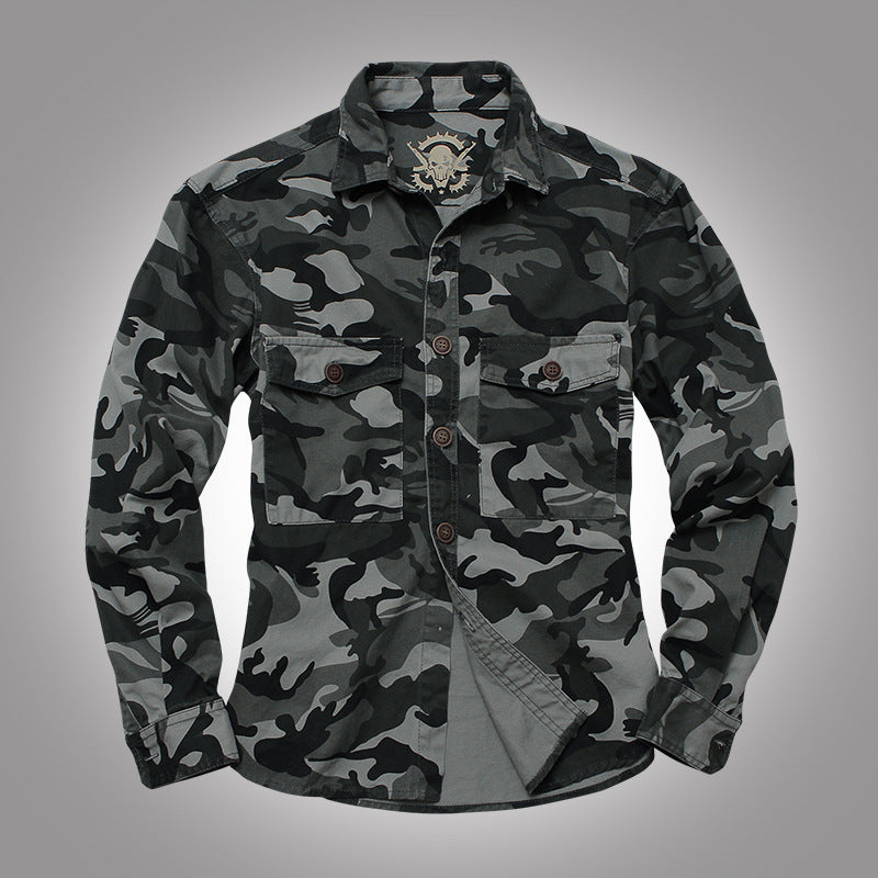 Nexenri Outdoor Camo Long Sleeve Shirt