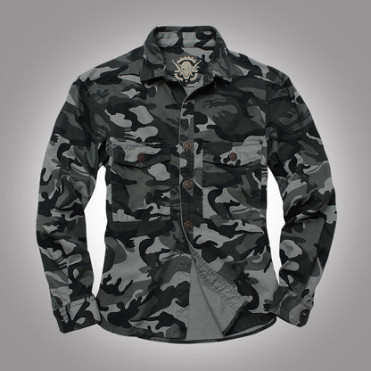 Nexenri Outdoor Camo Long Sleeve Shirt