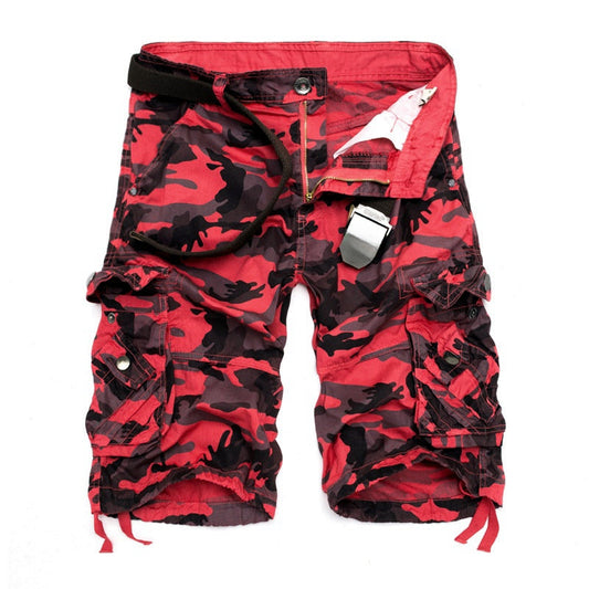 Nexenri Men's outdoor camouflage cargo shorts