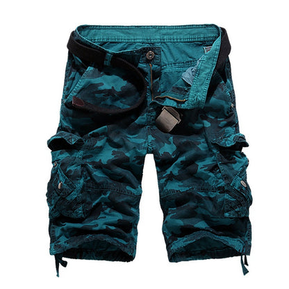 Nexenri Men's outdoor camouflage cargo shorts