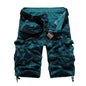 Nexenri Men's outdoor camouflage cargo shorts