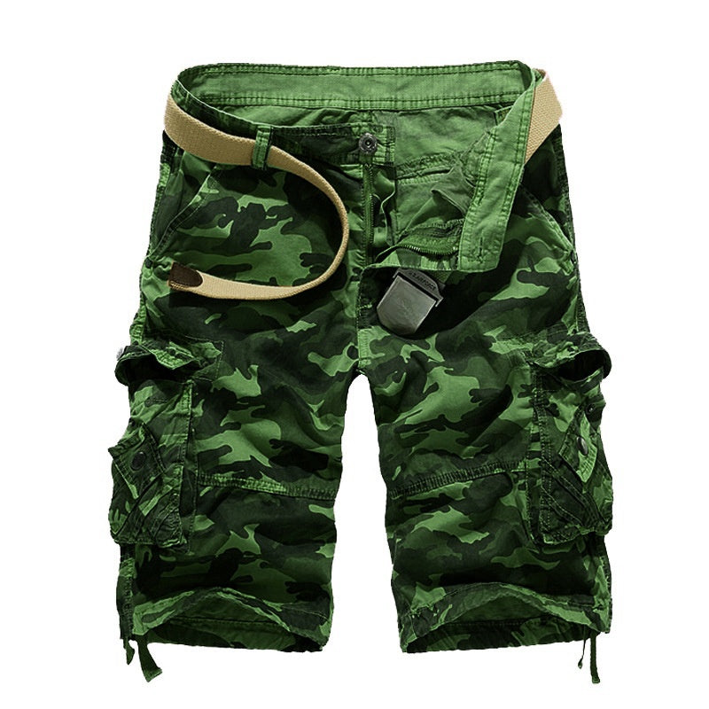 Nexenri Men's outdoor camouflage cargo shorts