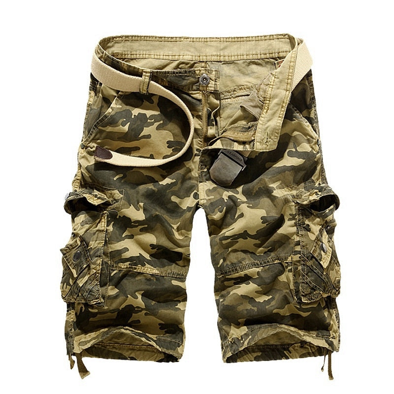 Nexenri Men's outdoor camouflage cargo shorts