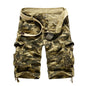 Women's Vintage Camo Multi-Pocket Cargo Shorts