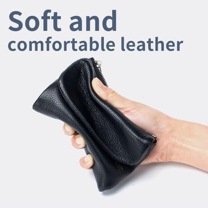 Last Day 49% OFF Pebble Leather Wallet Buy 2 Get Free Shipping Today