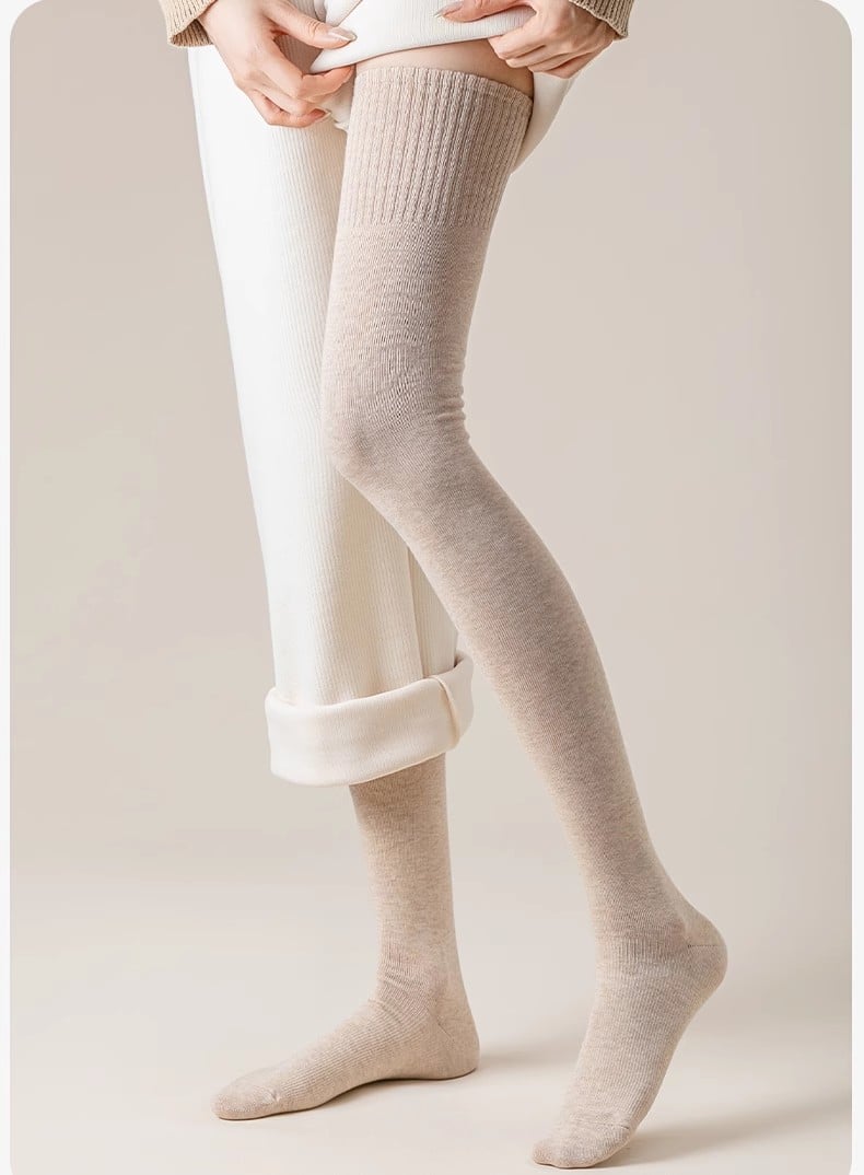 Women's Warm Elastic Thigh High Socks