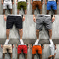 Nexenri Loose Plain Elastic Waist Shorts