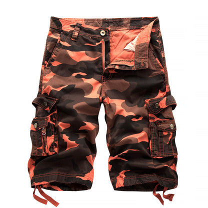 Nexenri Men's outdoor camouflage cargo shorts