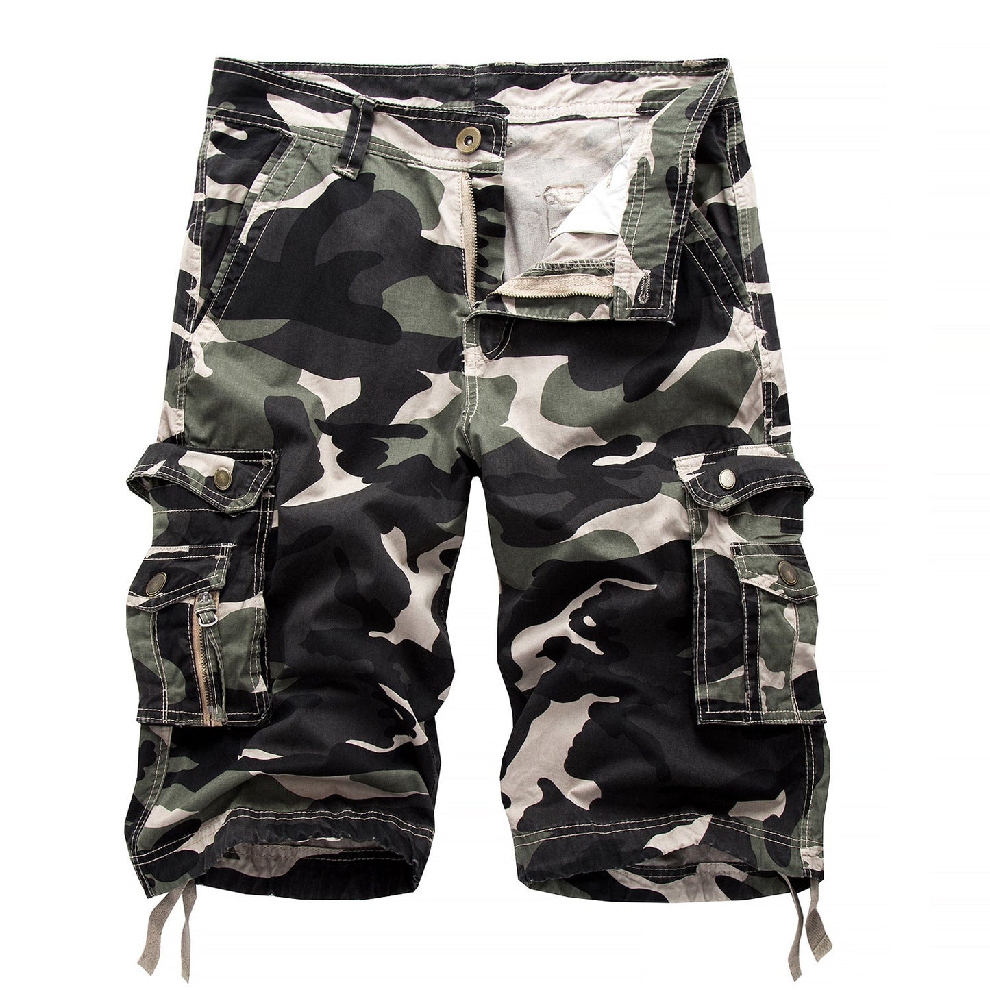 Nexenri Men's outdoor camouflage cargo shorts