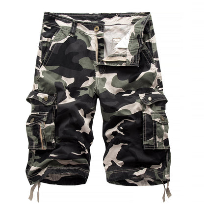 Nexenri Men's outdoor camouflage cargo shorts