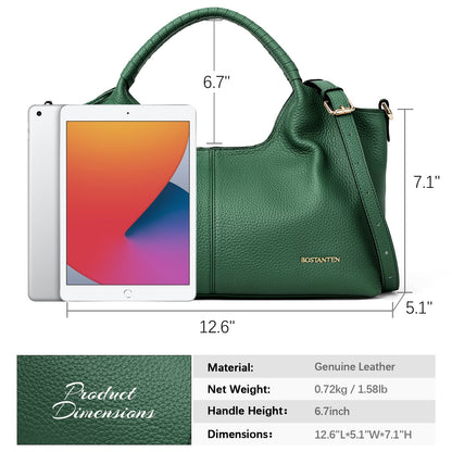Nevin Genuine Leather Satchel Tote