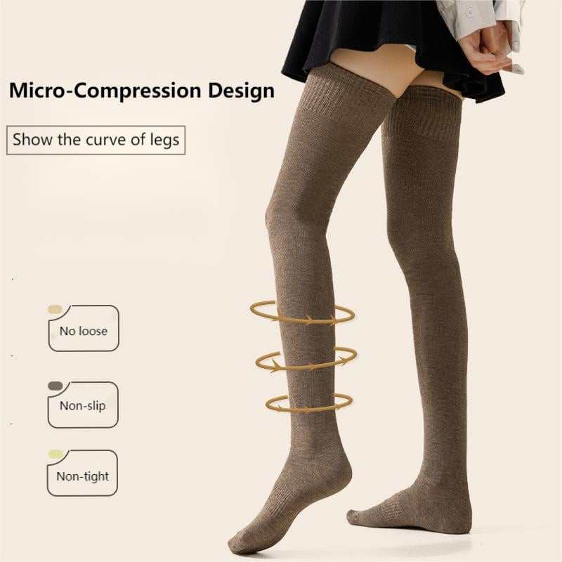 Women's Warm Elastic Thigh High Socks