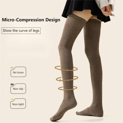 Women's Warm Elastic Thigh High Socks