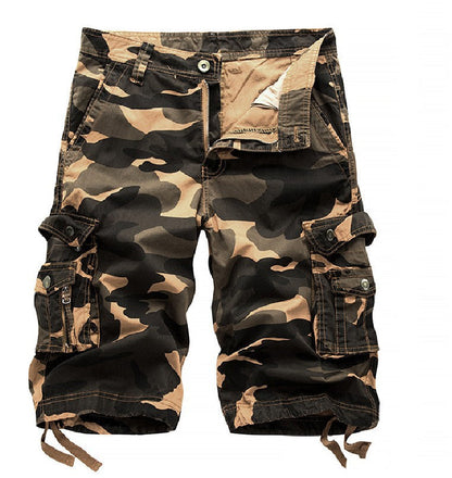 Nexenri Men's outdoor camouflage cargo shorts