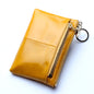 Retro Genuine Leather Coin Purse – Compact and Stylish Card Holder