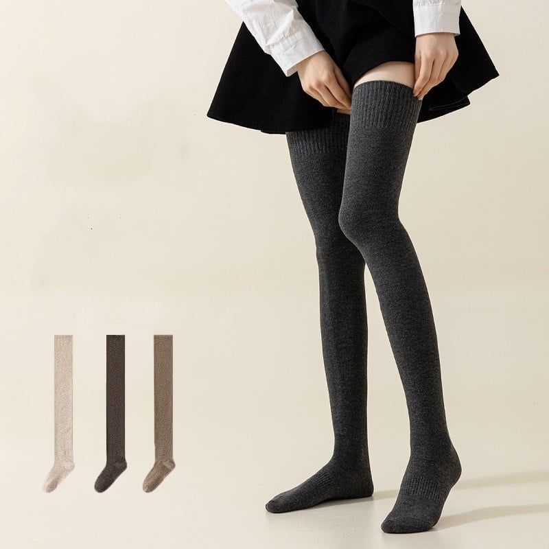 Women's Warm Elastic Thigh High Socks
