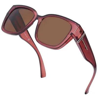 Trendy Oversized Fit Over Sunglasses with UV400 Protection