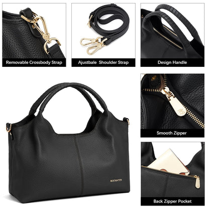 Nevin Genuine Leather Satchel Tote