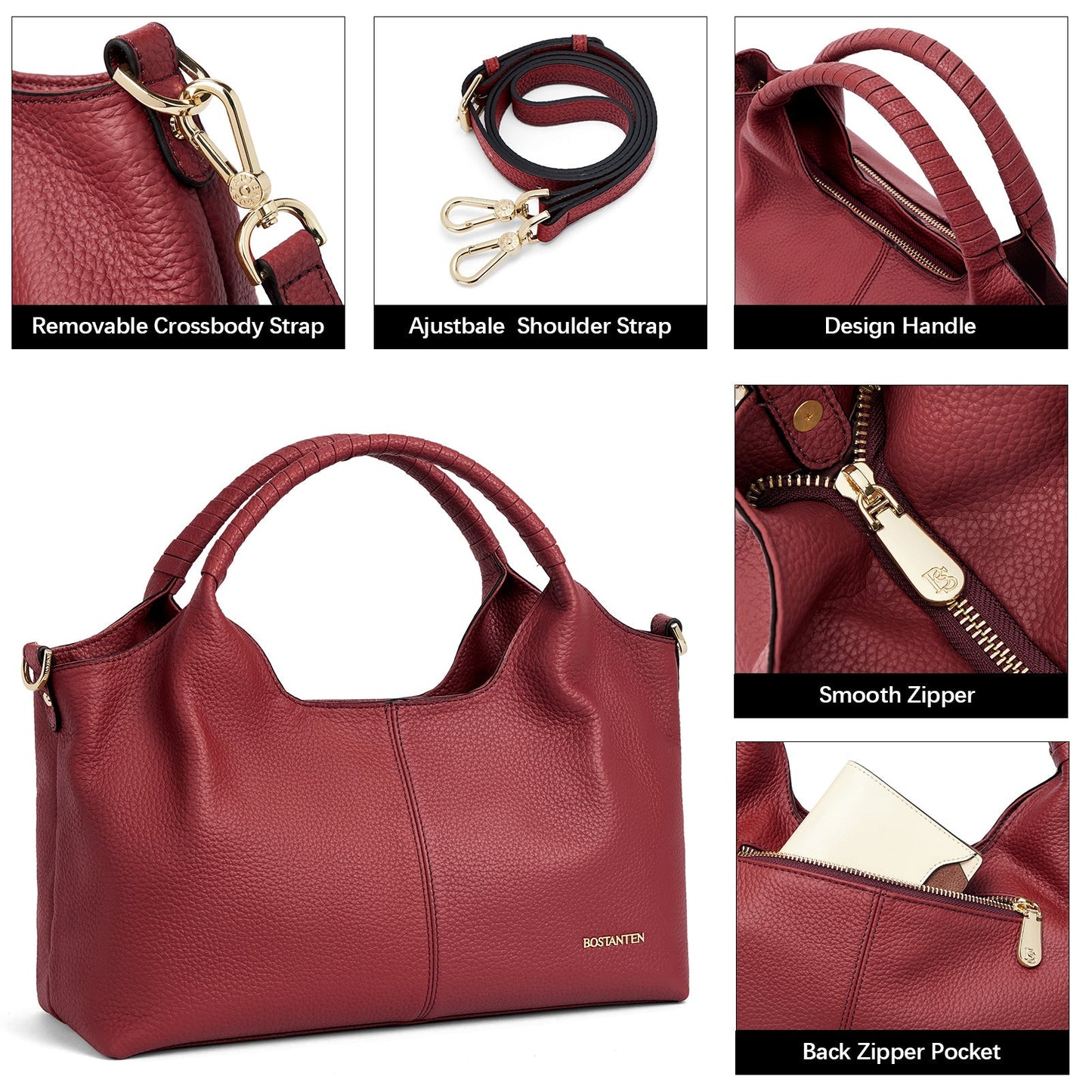 Nevin Genuine Leather Satchel Tote