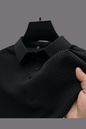 Men's Lightweight Breathable Waffle Knit Polo
